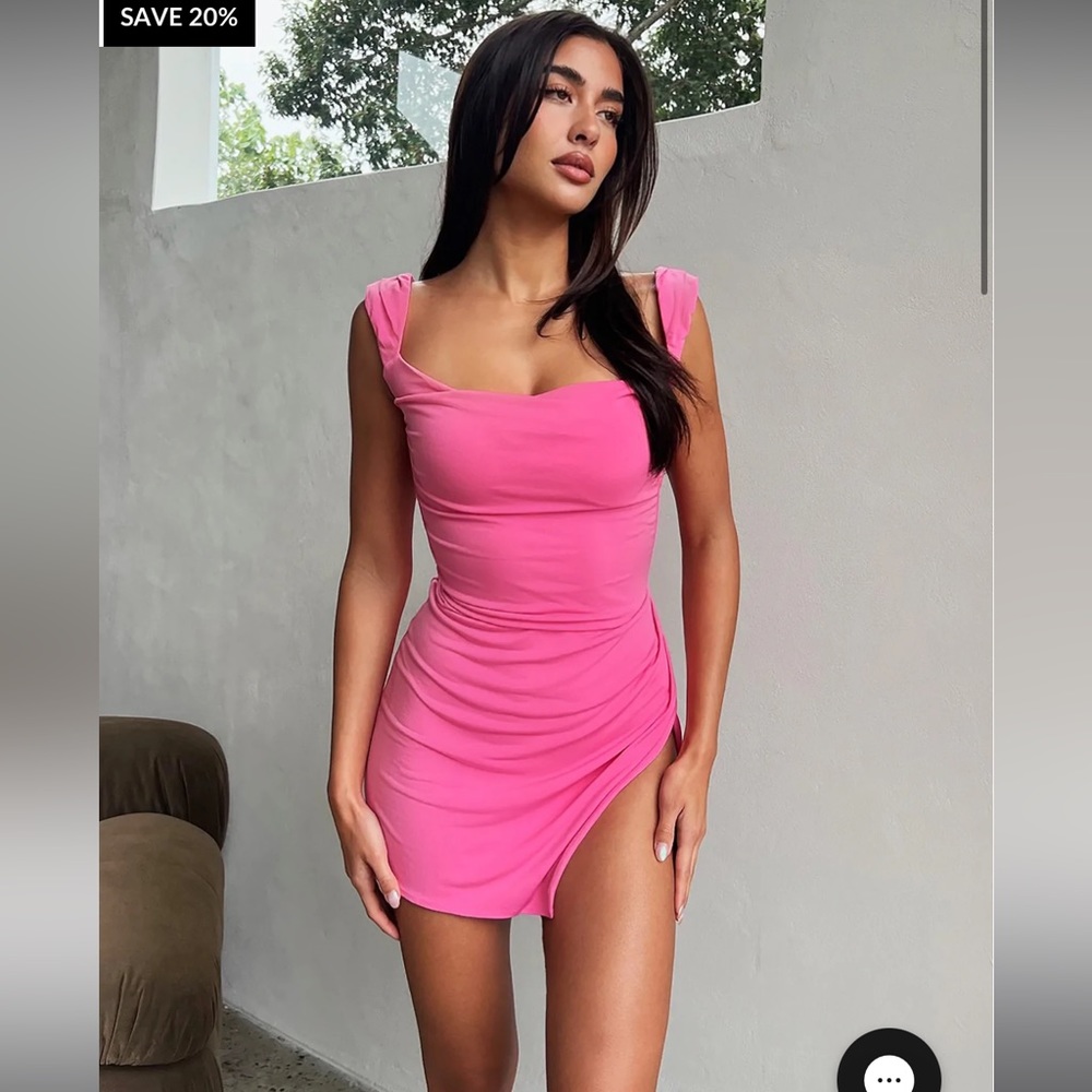 NWT Tigermist Joslin open back mini dress
